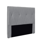 Cabeceira Cama Box Casal 140 Cm Aquilla Linho Cinza S04 - D'r