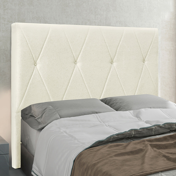 Cabeceira Cama Box Casal 140 Cm Aquilla Linho Natural S04...