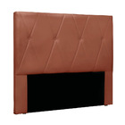 Cabeceira Cama Box Casal 140 Cm Aquilla Veludo Cobre S04 - D'