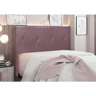 Cabeceira Cama Box Casal 140 Cm Aquilla Veludo Uva S04 - D'ro