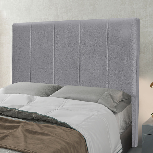 Cabeceira Cama Box Casal 140 Cm Arizona Linho Cinza S04 - D'r