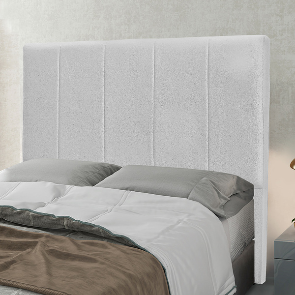 Cabeceira Cama Box Casal 140 Cm Arizona Linho Grigio S04 - D'