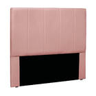 Cabeceira Cama Box Casal 140 Cm Arizona Veludo Rosa S04 - D'r
