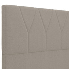 Cabeceira Cama Box Casal 140 Cm Aurora W01 Bouclê Bege - Lyam