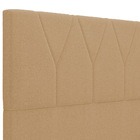 Cabeceira Cama Box Casal 140 Cm Aurora W01 Bouclê Mostarda -