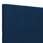 Cabeceira Cama Box Casal 140 Cm Aurora W01 Suede Azul Marinho
