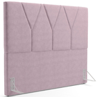 Cabeceira Cama Box Casal 140 Cm Aurora W01 Suede Rosê - Lyam