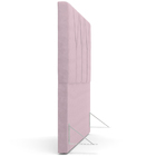 Cabeceira Cama Box Casal 140 Cm Aurora W01 Suede Rosê - Lyam