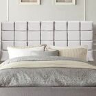 Cabeceira Cama Box Casal 140 Cm Clara Veludo Cinza Claro