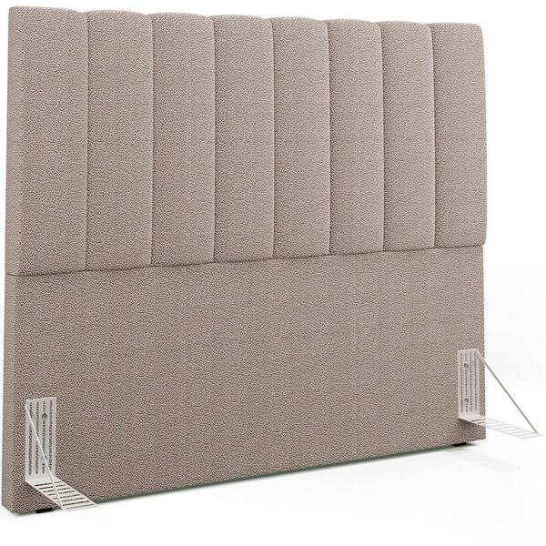 Cabeceira Cama Box Casal 140 Cm Dália W01 Bouclê Bege - Lyam