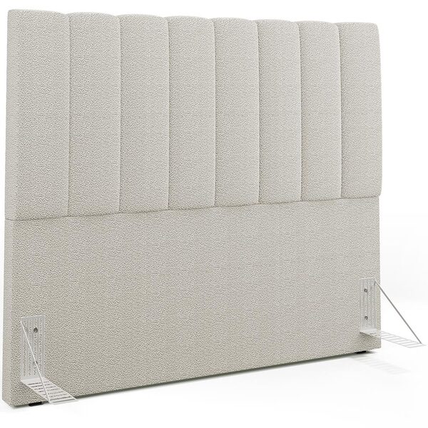 Cabeceira Cama Box Casal 140 Cm Dália W01 Bouclê Creme - Lyam