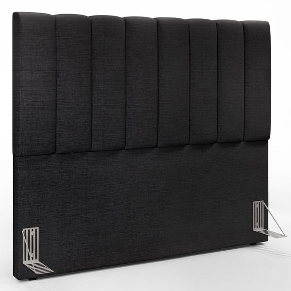 Cabeceira Cama Box Casal 140 Cm Dália W01 Linho Chumbo - Lyam