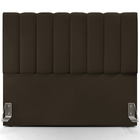 Cabeceira Cama Box Casal 140 Cm Dália W01 Suede Marrom - Lyam