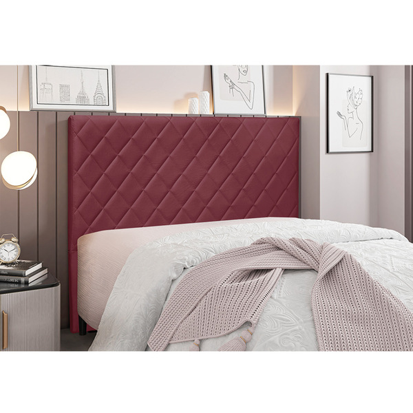 Cabeceira Cama Box Casal 140 Cm Dubai Veludo S04 - D'rossi -
