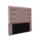 Cabeceira Cama Box Casal 140 Cm Gênova Veludo Lilás S04 - D'r