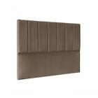 Cabeceira Cama Box Casal 140 Cm Isis - Marrom Suede