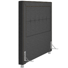 Cabeceira Cama Box Casal 140 Cm P05 Atenas Linho Cinza Escuro