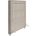 Cabeceira Cama Box Casal 140 Cm P05 Atenas Linho Creme - Lyam