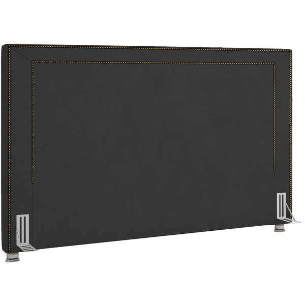 Cabeceira Cama Box Casal 140 Cm P05 Berlim Veludo Preto - Lyam