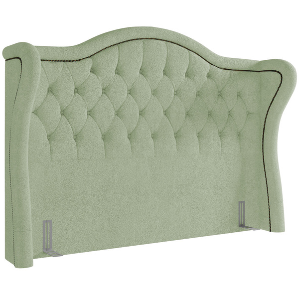 Cabeceira Cama Box Casal 140 Cm P05 Lisboa Bouclê Oliva - Lya