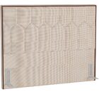 Cabeceira Cama Box Casal 140 Cm P05 Londres Linho Creme - Lya