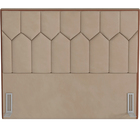 Cabeceira Cama Box Casal 140 Cm P05 Londres Veludo Bege - Lya