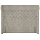 Cabeceira Cama Box Casal 140 Cm P05 Madrid Bouclê Creme - Lya