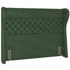 Cabeceira Cama Box Casal 140 Cm P05 Madrid Couríssimo Verde M