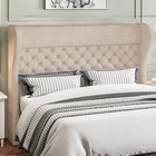 Cabeceira Cama Box Casal 140 Cm P05 Madrid Linho Creme - Lyam