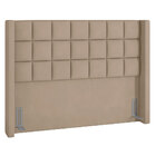 Cabeceira Cama Box Casal 140 Cm P05 Paris Veludo Bege - Lyam