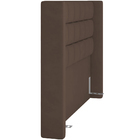 Cabeceira Cama Box Casal 140 Cm P05 Paris Veludo Marrom - Lya