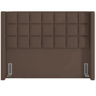 Cabeceira Cama Box Casal 140 Cm P05 Paris Veludo Marrom - Lya