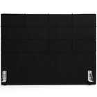 Cabeceira Cama Box Casal 140 Cm Roma W01 Couríssimo Preto - L