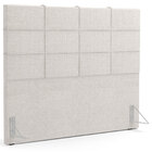 Cabeceira Cama Box Casal 140 Cm Roma W01 Linho Champagne - Ly