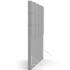 Cabeceira Cama Box Casal 140 Cm Roma W01 Suede Cinza - Lyam