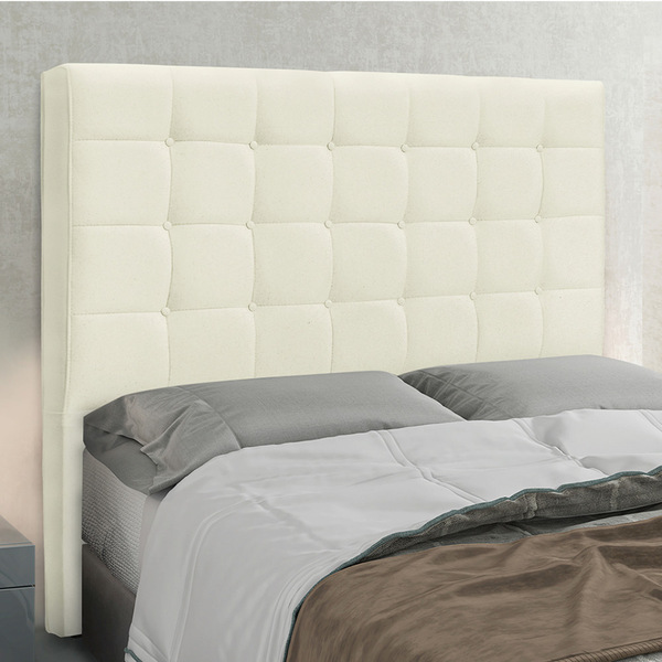 Cabeceira Cama Box Casal 140 Cm Verona Linho Natural S04 - D'