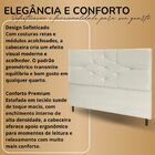 Cabeceira Cama Box Casal 140 Cm Virgínia Suede Cinza