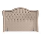 Cabeceira Cama Box Casal 140cm Antibes Z37 Linho Areia - Mpoz