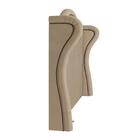 Cabeceira Cama Box Casal 140cm Antibes Z37 Veludo Bege - Mpoz