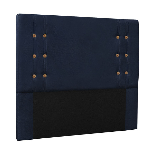 Cabeceira Cama Box Casal 140cm Cléo Suede - Loja Sheep - Azul