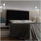 Cabeceira Cama Box Casal 140cm D10 Ametista Corano Preto - Mp