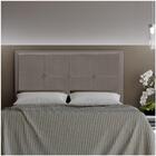 Cabeceira Cama Box Casal 140cm D10 Ametista Suede Bege - Mpoz