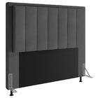 Cabeceira Cama Box Casal 140cm D10 Opala Suede Cinza - Mpozen