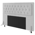 Cabeceira Cama Box Casal 140cm D10 Turqueza Corano Branco - M