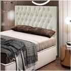 Cabeceira Cama Box Casal 140cm Diamante D10 Corano Bege