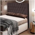 Cabeceira Cama Box Casal 140cm Diamante D10 Corano Marrom