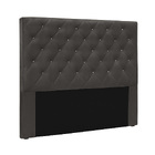 Cabeceira Cama Box Casal 140cm Dora Suede - Loja Sheep - Cinza