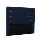 Cabeceira Cama Box Casal 140cm E Recamier Gênova Suede S04 -