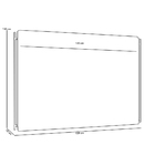 Cabeceira Cama Box Casal 140cm Estofada Goya P05 Veludo Cinza