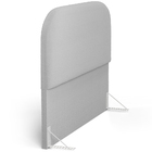 Cabeceira Cama Box Casal 140cm Lanna Com Puff Recamier Doha W